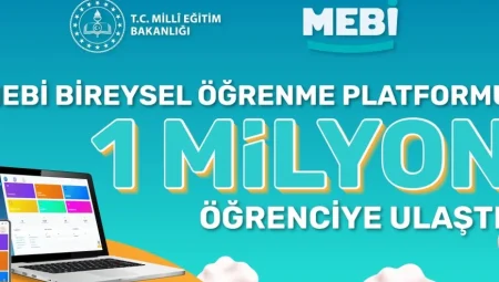 MEBİ Bireysel Öğrenme Platformunu Kullanan Öğrenci ve Mezun Sayısı 1 Milyonu Aştı